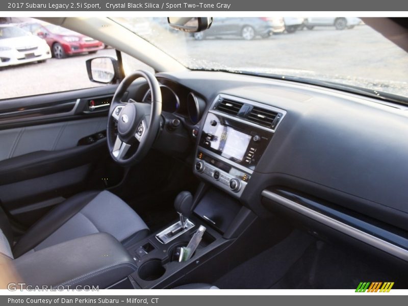 Crystal Black Silica / Sport Two-Tone Gray 2017 Subaru Legacy 2.5i Sport