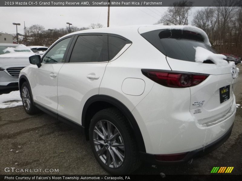 Snowflake White Pearl Mica / Parchment 2019 Mazda CX-5 Grand Touring Reserve AWD