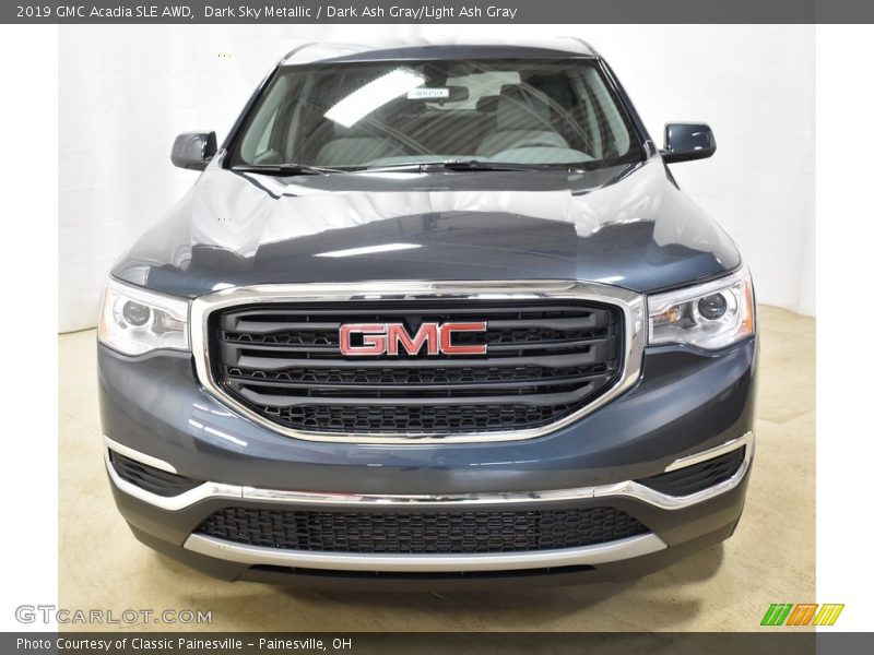 Dark Sky Metallic / Dark Ash Gray/Light Ash Gray 2019 GMC Acadia SLE AWD