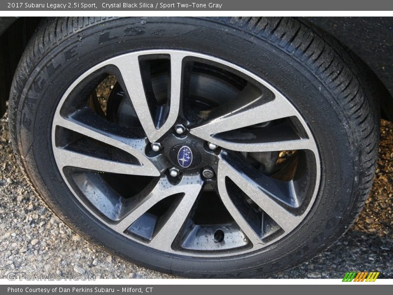 Crystal Black Silica / Sport Two-Tone Gray 2017 Subaru Legacy 2.5i Sport