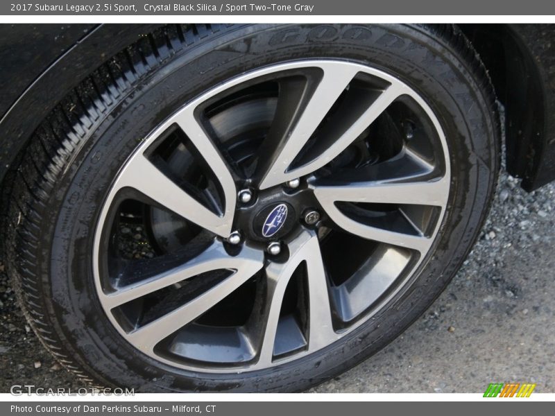 Crystal Black Silica / Sport Two-Tone Gray 2017 Subaru Legacy 2.5i Sport