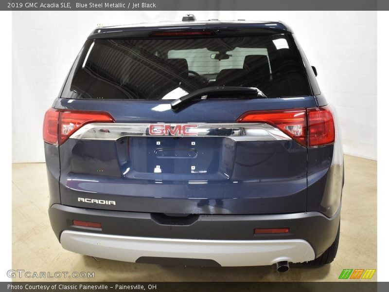 Blue Steel Metallic / Jet Black 2019 GMC Acadia SLE