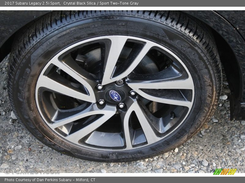 Crystal Black Silica / Sport Two-Tone Gray 2017 Subaru Legacy 2.5i Sport