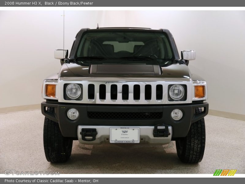 Black / Ebony Black/Pewter 2008 Hummer H3 X
