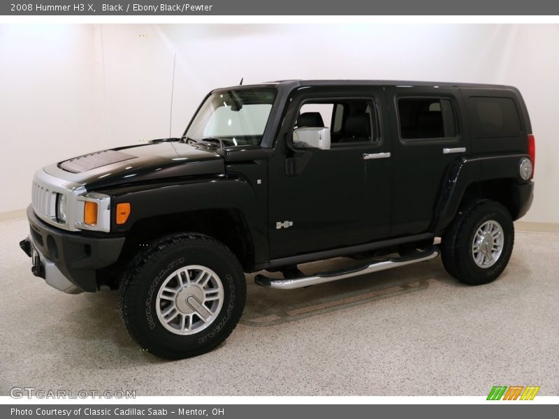 Black / Ebony Black/Pewter 2008 Hummer H3 X