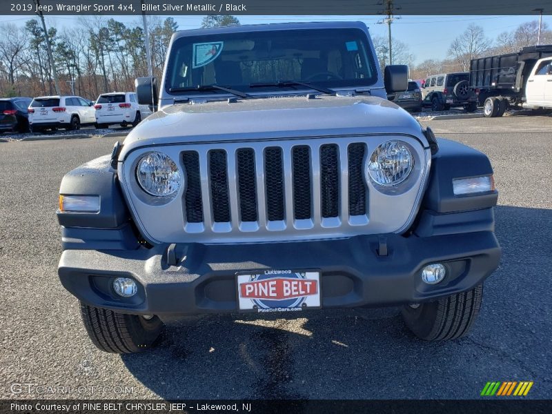 Billet Silver Metallic / Black 2019 Jeep Wrangler Sport 4x4