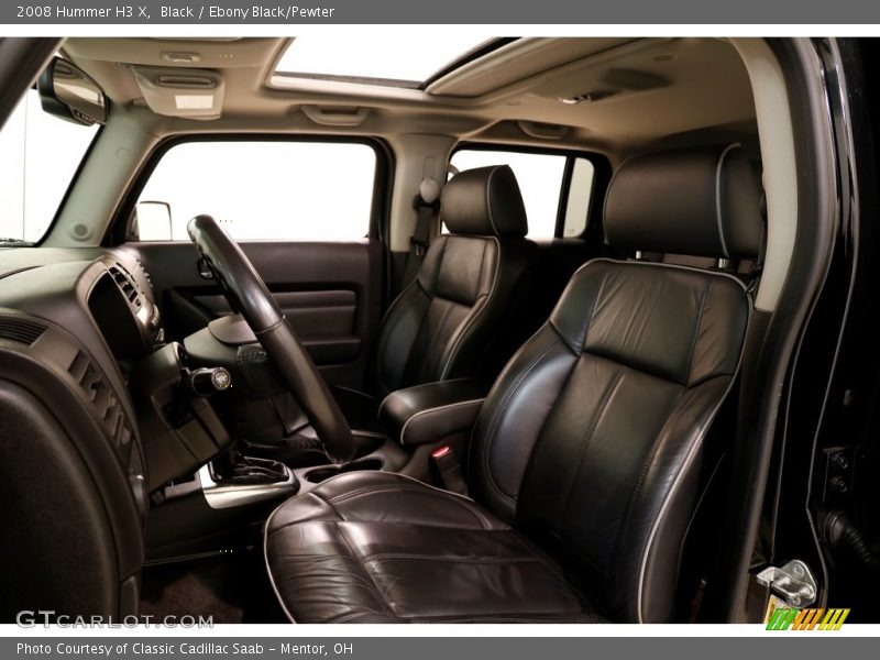 Black / Ebony Black/Pewter 2008 Hummer H3 X