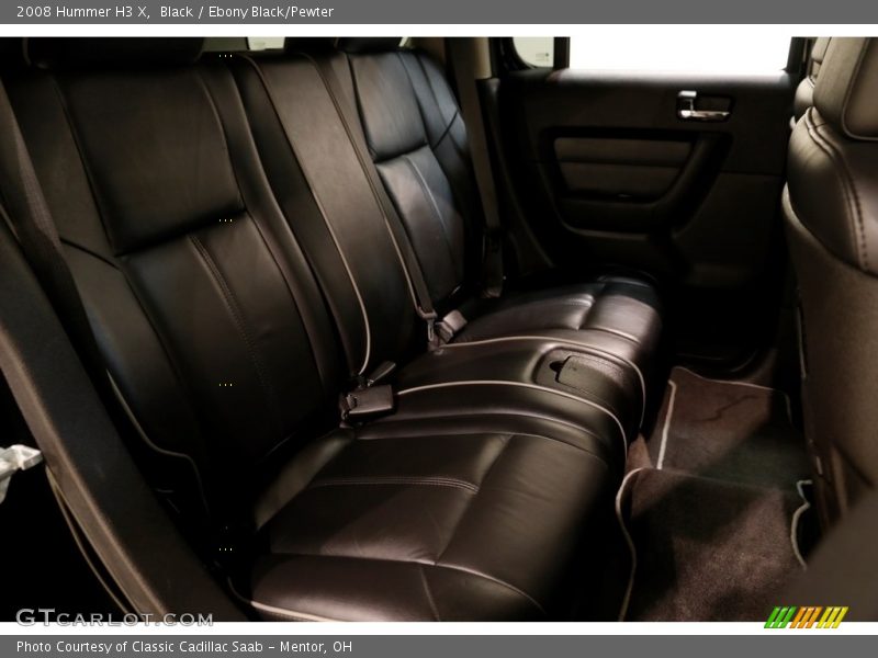 Black / Ebony Black/Pewter 2008 Hummer H3 X