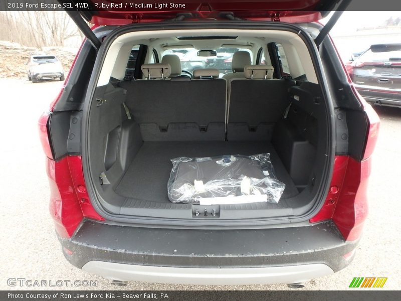 Ruby Red / Medium Light Stone 2019 Ford Escape SEL 4WD