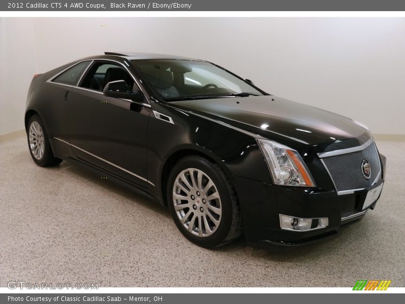 Black Raven / Ebony/Ebony 2012 Cadillac CTS 4 AWD Coupe