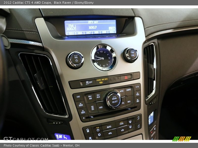 Black Raven / Ebony/Ebony 2012 Cadillac CTS 4 AWD Coupe