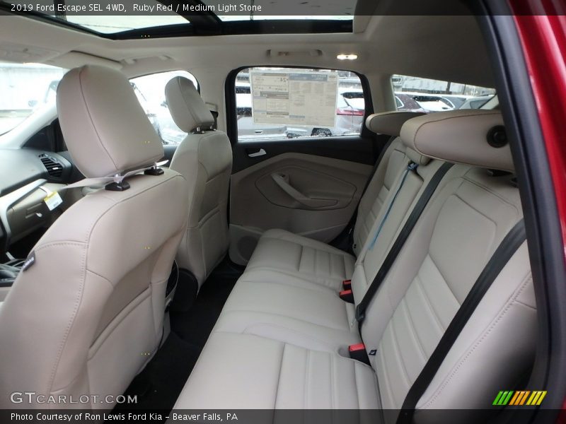 Ruby Red / Medium Light Stone 2019 Ford Escape SEL 4WD
