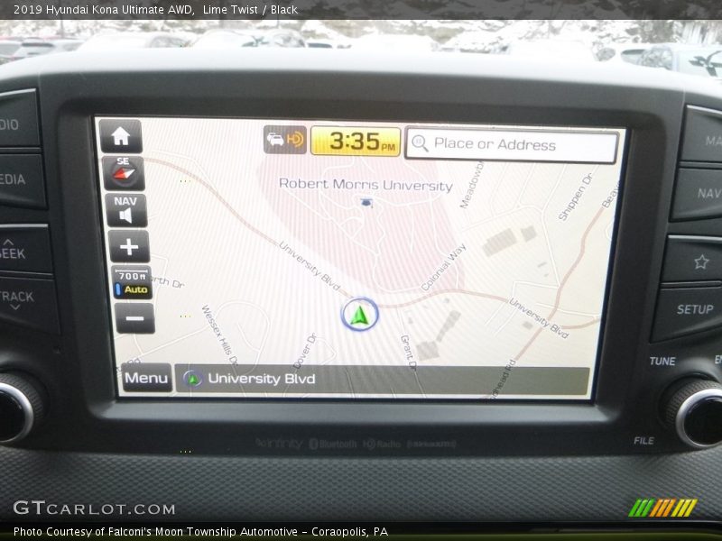 Navigation of 2019 Kona Ultimate AWD