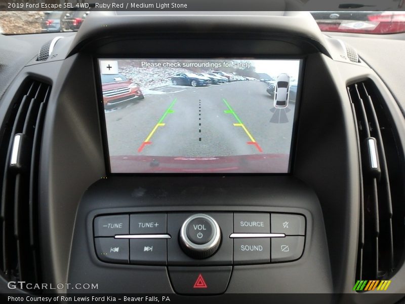Ruby Red / Medium Light Stone 2019 Ford Escape SEL 4WD