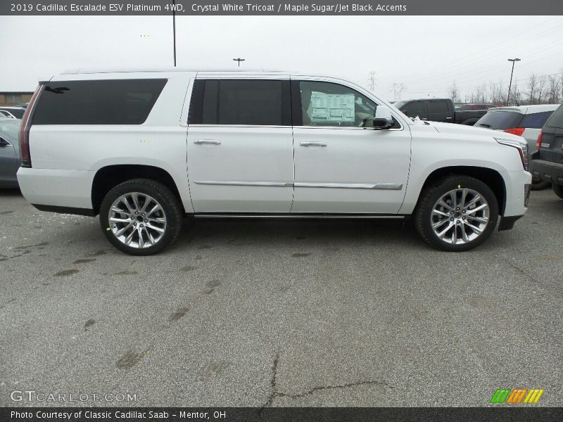  2019 Escalade ESV Platinum 4WD Crystal White Tricoat