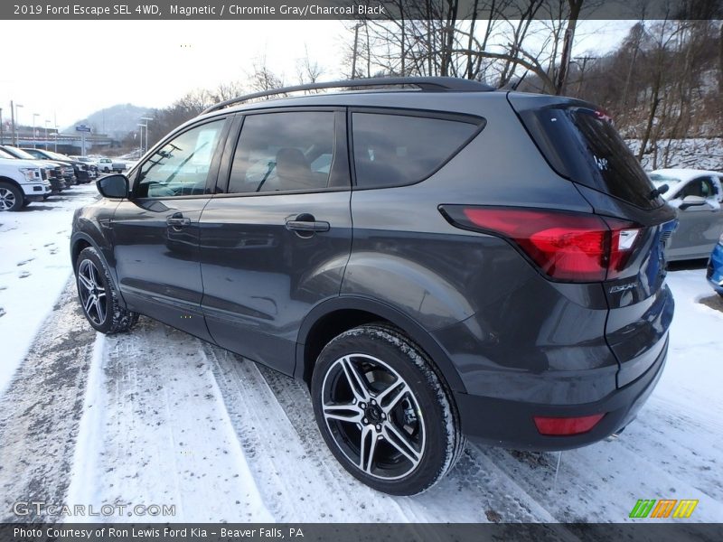 Magnetic / Chromite Gray/Charcoal Black 2019 Ford Escape SEL 4WD