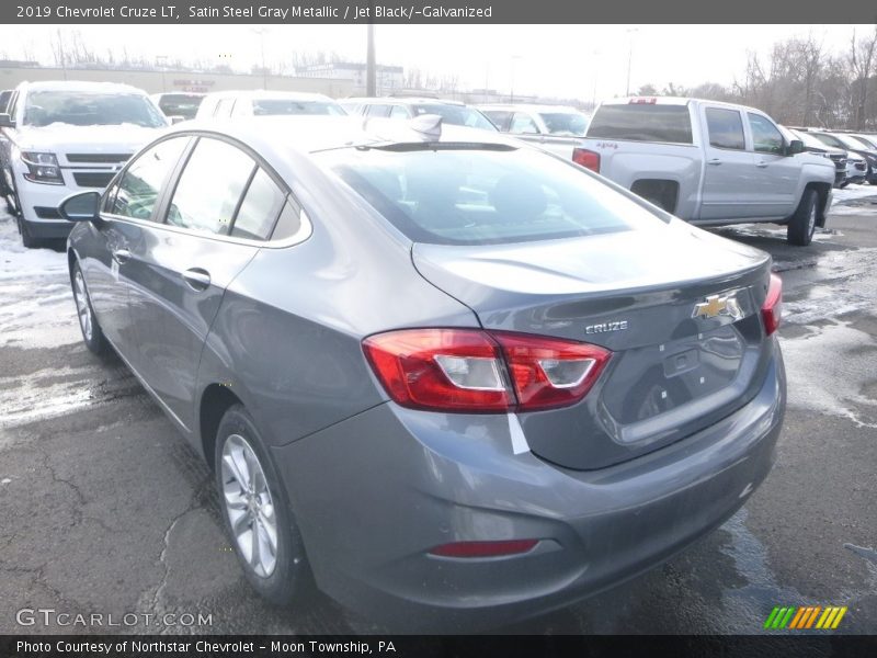 Satin Steel Gray Metallic / Jet Black/­Galvanized 2019 Chevrolet Cruze LT