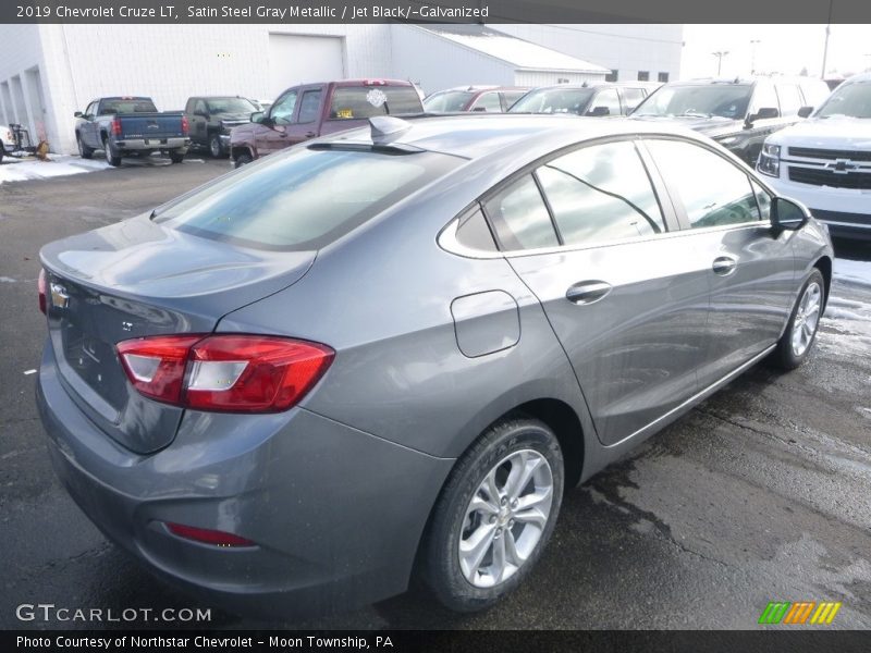Satin Steel Gray Metallic / Jet Black/­Galvanized 2019 Chevrolet Cruze LT