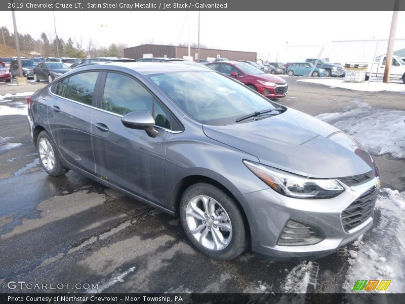 Satin Steel Gray Metallic / Jet Black/­Galvanized 2019 Chevrolet Cruze LT