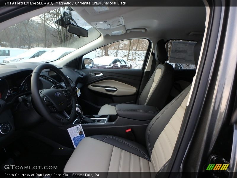 Magnetic / Chromite Gray/Charcoal Black 2019 Ford Escape SEL 4WD