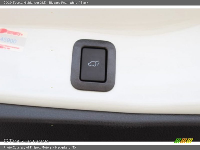Blizzard Pearl White / Black 2019 Toyota Highlander XLE