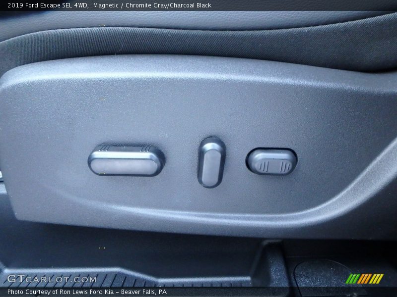 Magnetic / Chromite Gray/Charcoal Black 2019 Ford Escape SEL 4WD
