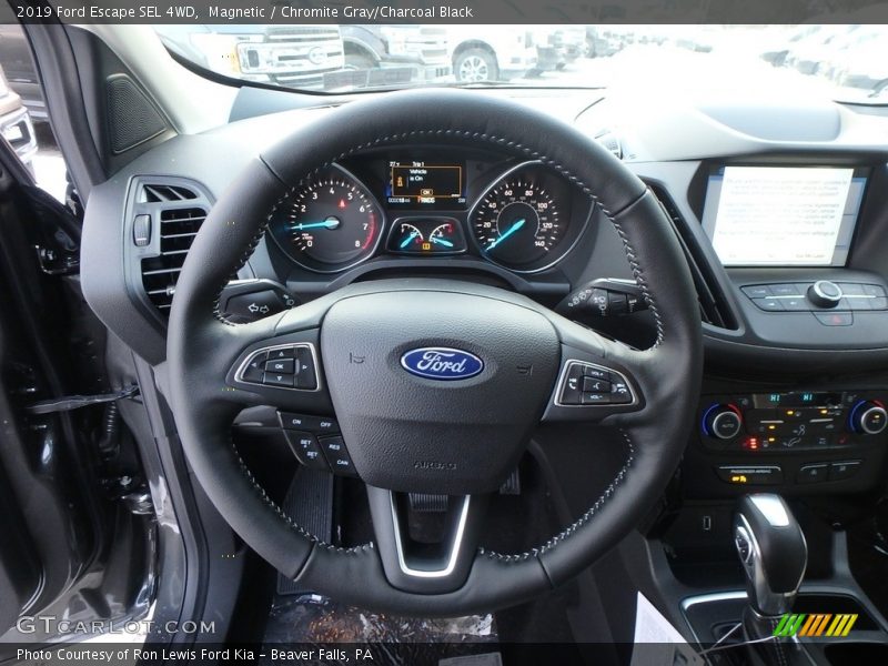 Magnetic / Chromite Gray/Charcoal Black 2019 Ford Escape SEL 4WD