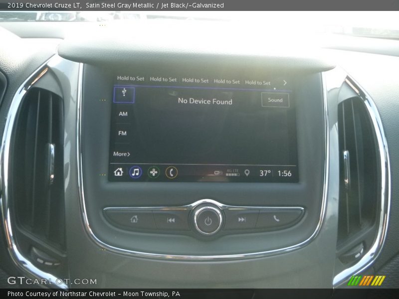 Satin Steel Gray Metallic / Jet Black/­Galvanized 2019 Chevrolet Cruze LT