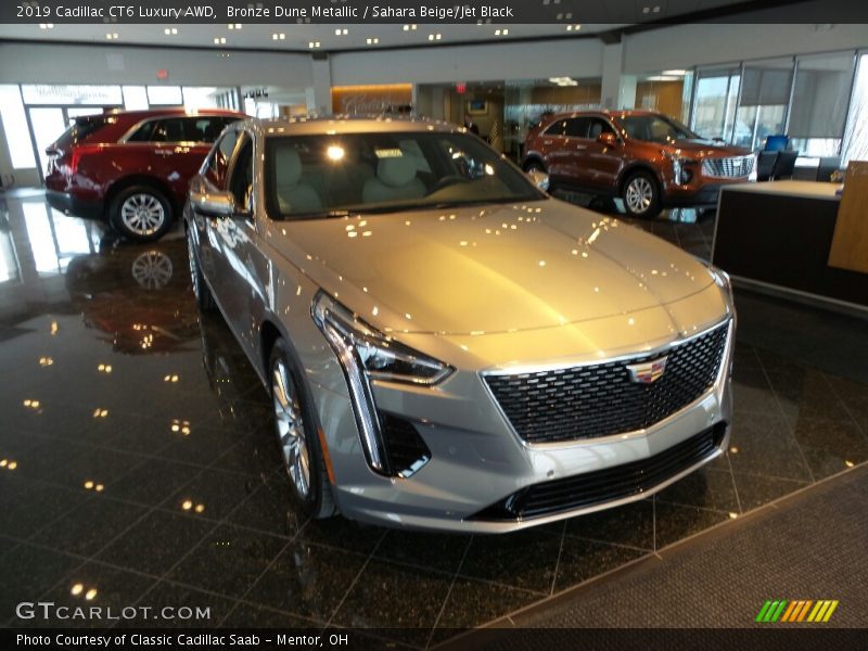 Bronze Dune Metallic / Sahara Beige/Jet Black 2019 Cadillac CT6 Luxury AWD