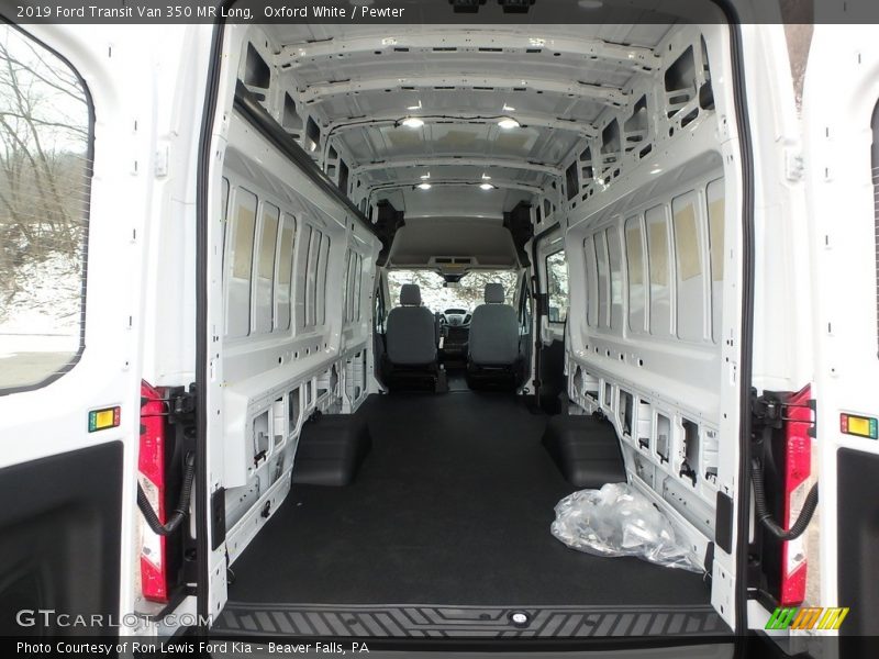 Oxford White / Pewter 2019 Ford Transit Van 350 MR Long