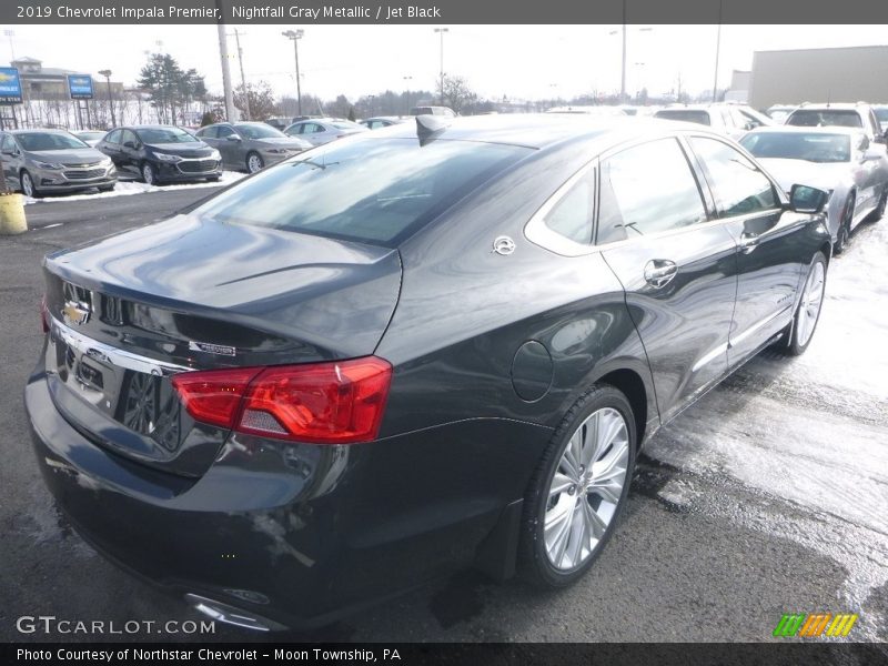 Nightfall Gray Metallic / Jet Black 2019 Chevrolet Impala Premier