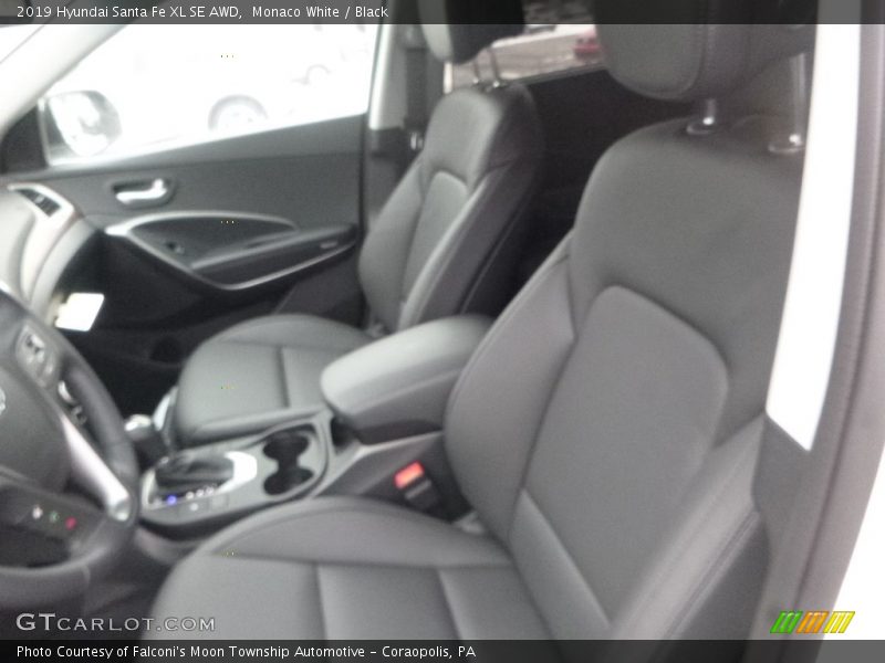 Monaco White / Black 2019 Hyundai Santa Fe XL SE AWD
