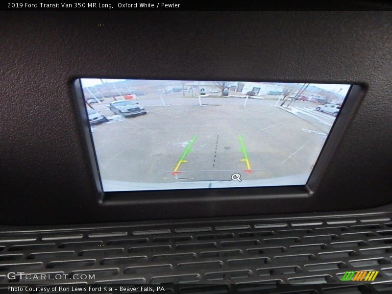 Oxford White / Pewter 2019 Ford Transit Van 350 MR Long