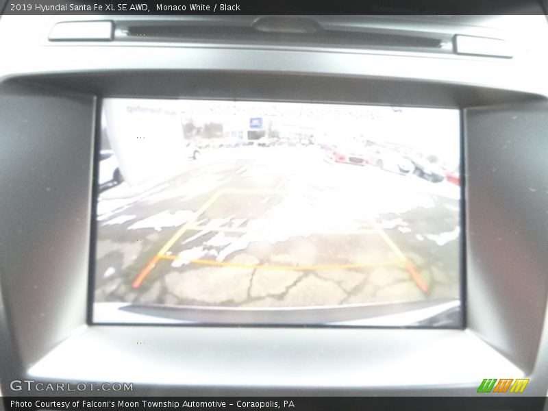 Monaco White / Black 2019 Hyundai Santa Fe XL SE AWD