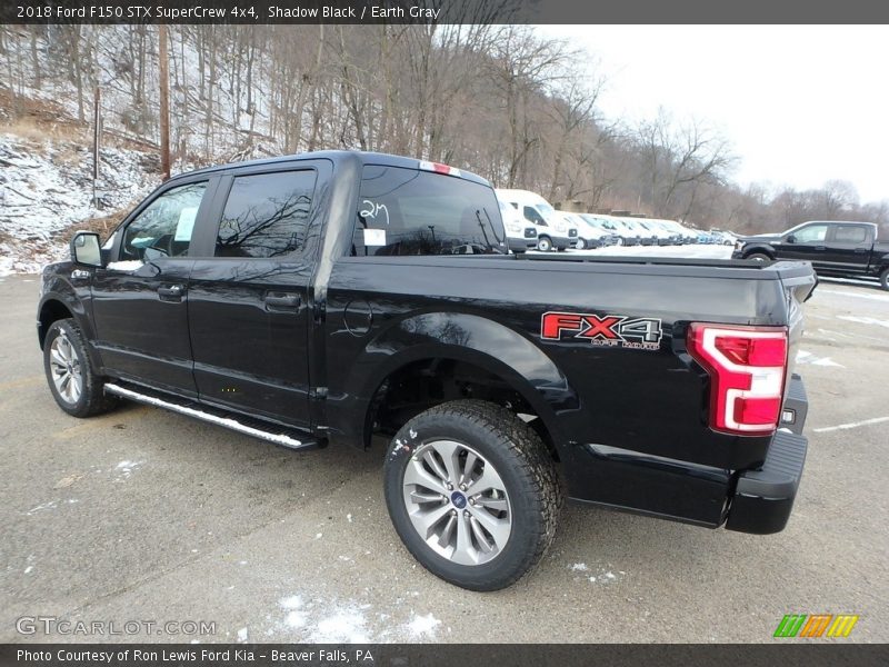 Shadow Black / Earth Gray 2018 Ford F150 STX SuperCrew 4x4