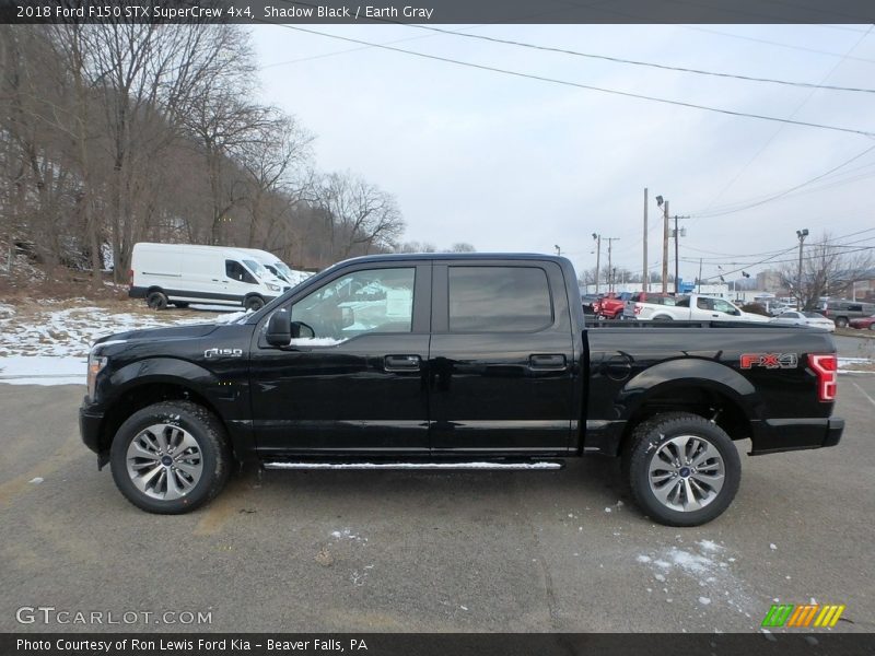 Shadow Black / Earth Gray 2018 Ford F150 STX SuperCrew 4x4