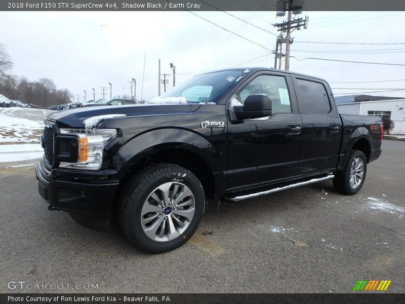 Shadow Black / Earth Gray 2018 Ford F150 STX SuperCrew 4x4