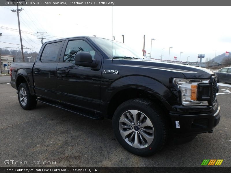 Shadow Black / Earth Gray 2018 Ford F150 STX SuperCrew 4x4
