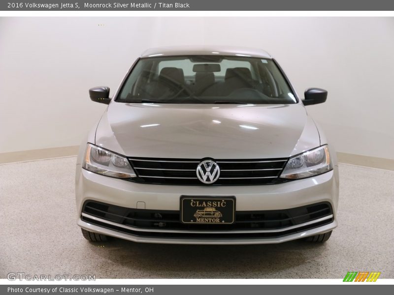 Moonrock Silver Metallic / Titan Black 2016 Volkswagen Jetta S