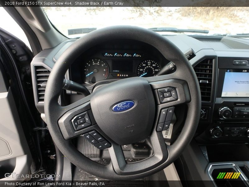 Shadow Black / Earth Gray 2018 Ford F150 STX SuperCrew 4x4
