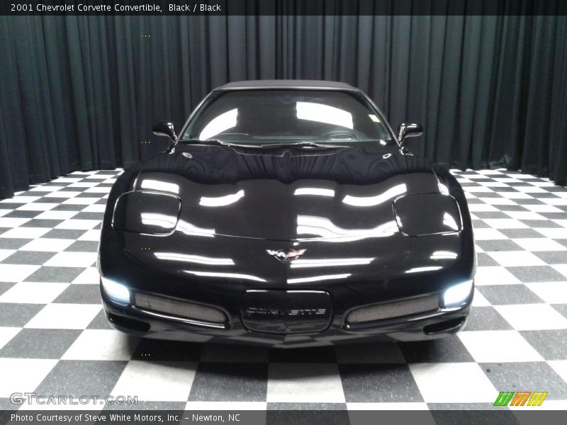 Black / Black 2001 Chevrolet Corvette Convertible