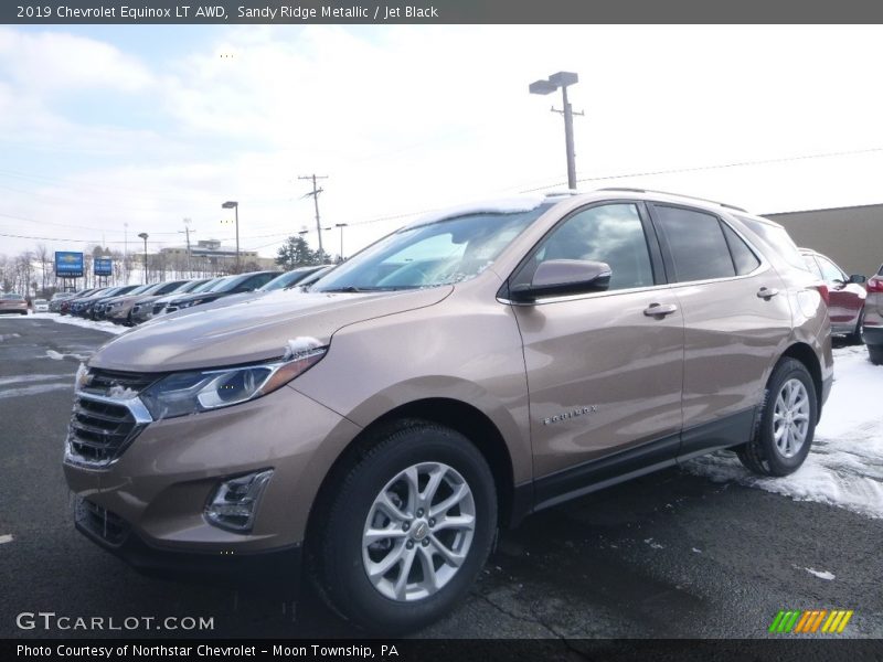 Sandy Ridge Metallic / Jet Black 2019 Chevrolet Equinox LT AWD