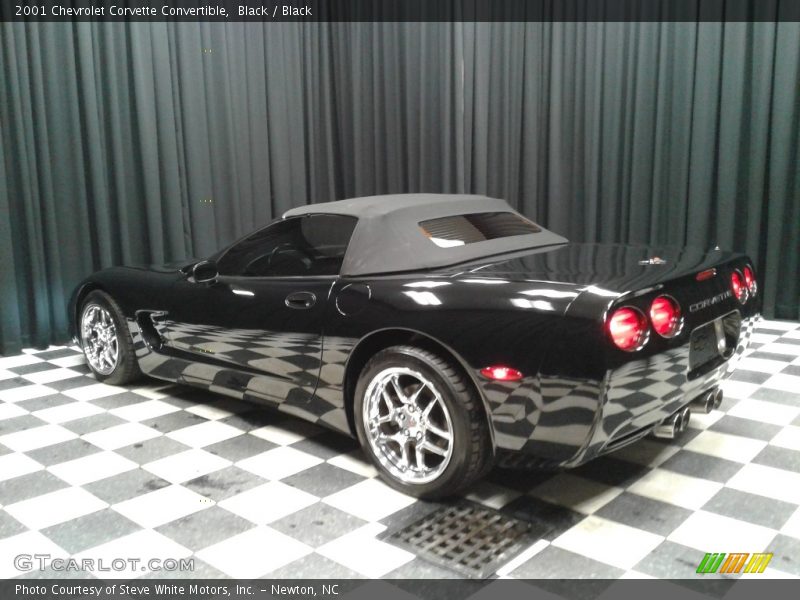 Black / Black 2001 Chevrolet Corvette Convertible