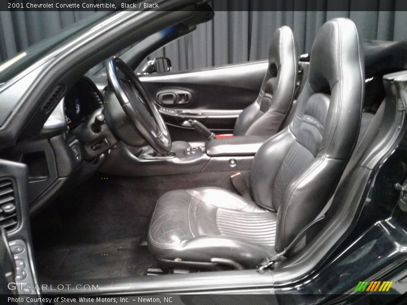 Black / Black 2001 Chevrolet Corvette Convertible