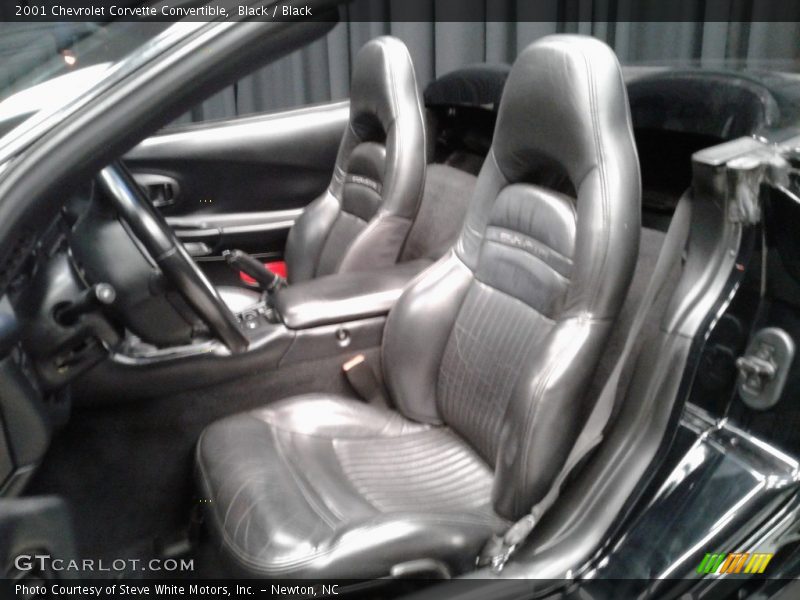 Black / Black 2001 Chevrolet Corvette Convertible