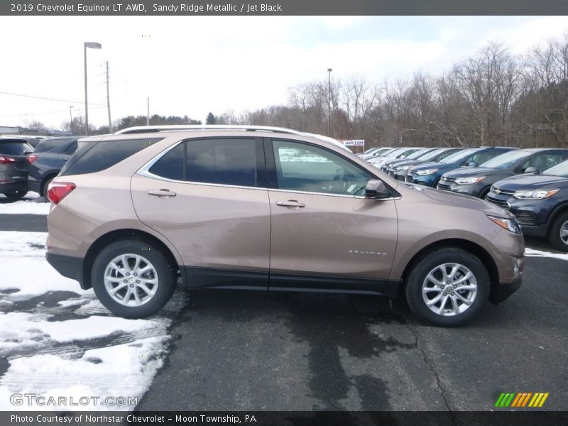 Sandy Ridge Metallic / Jet Black 2019 Chevrolet Equinox LT AWD