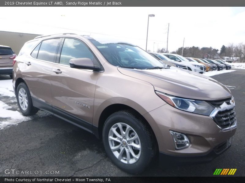 Sandy Ridge Metallic / Jet Black 2019 Chevrolet Equinox LT AWD