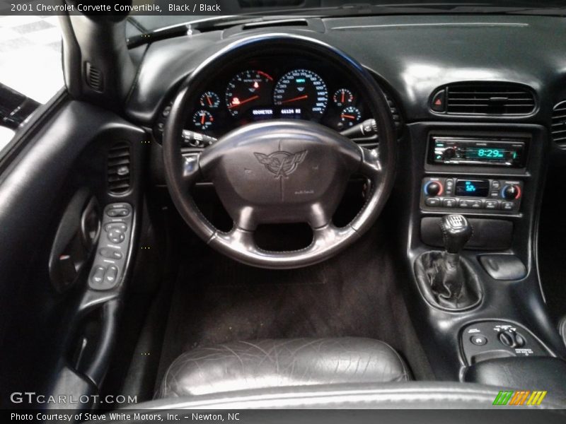 Black / Black 2001 Chevrolet Corvette Convertible