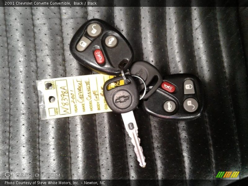 Black / Black 2001 Chevrolet Corvette Convertible