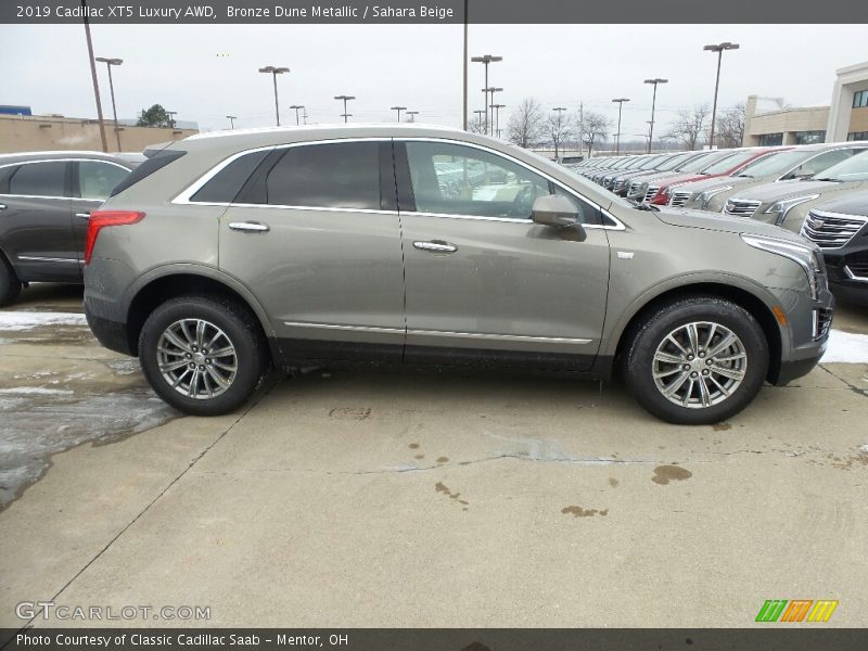 Bronze Dune Metallic / Sahara Beige 2019 Cadillac XT5 Luxury AWD